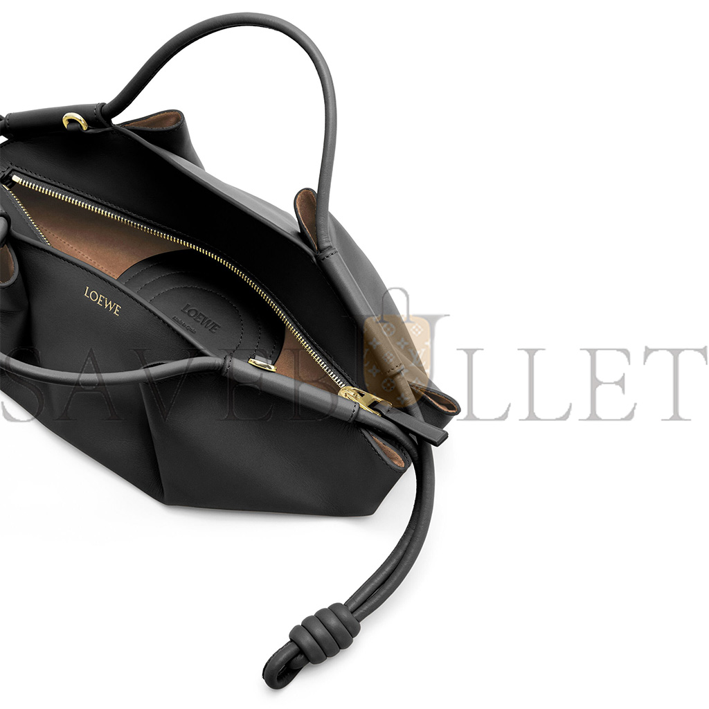 LOEWE SMALL PASEO BAG IN SHINY NAPPA CALFSKIN A709P48X02 (35*21*11.5cm)